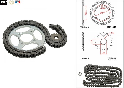 Kit chaine yamaha - kit,