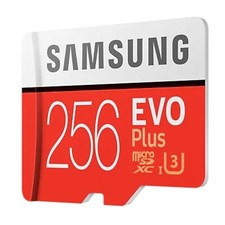 Carte Mémoire SAMSUNG EVO Plus 256 Go Micro SDXC UHS-I ( Vitesse R100/W90 Mo/s )