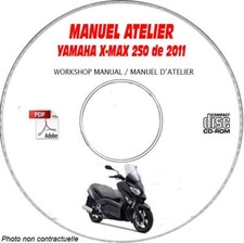 X-MAX 250 11 - Manuel Atelier CDROM YAMAHA Support - CD-ROM - DVD-ROM