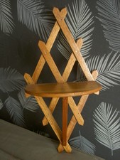 ETAGERE Murale Bois croisillon