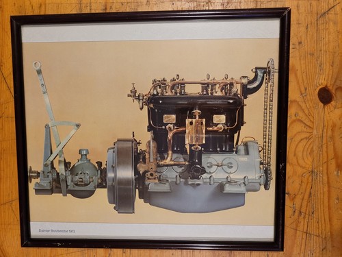 Moteur bateau daimler 1913 - moteur,