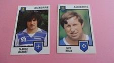 2 images ORIGINALES - FOOTBALL 85 - AUXERRE  dont  GUY  ROUX
