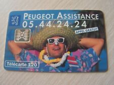  télécarte peugeot assistance    120 u   (9)