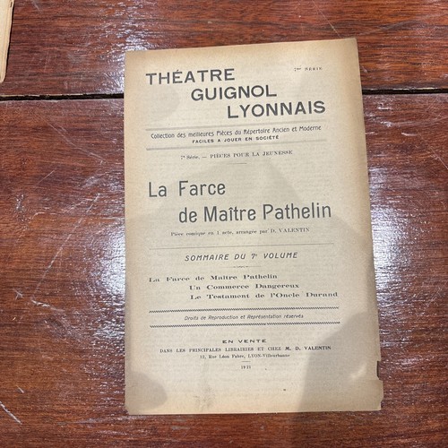 Pièce théâtre guignol - pièce, de