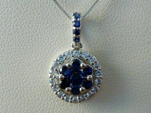 Pendentif halo rond en - rond, cz
