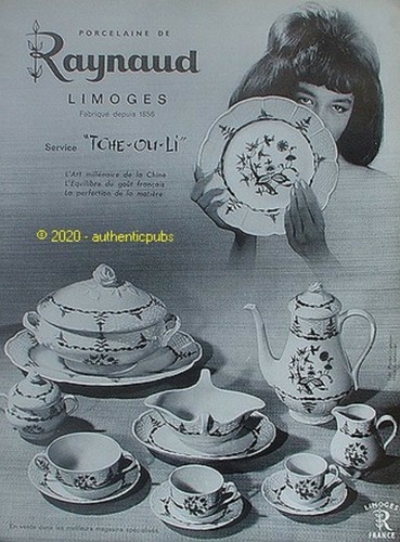 Publicite raynaud porcelaine - raynaud,