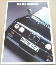 1987 BMW M3 E30 M5 M635 Csi