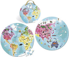 Janod - Valisette Puzzle recto verso "Planète Bleue" 208 pc neuve