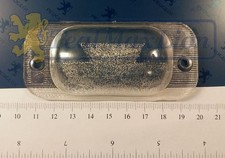 Transparent d'éclaireur de plaque AR Peugeot 404 berline 4.038.801 , 4.501.833 