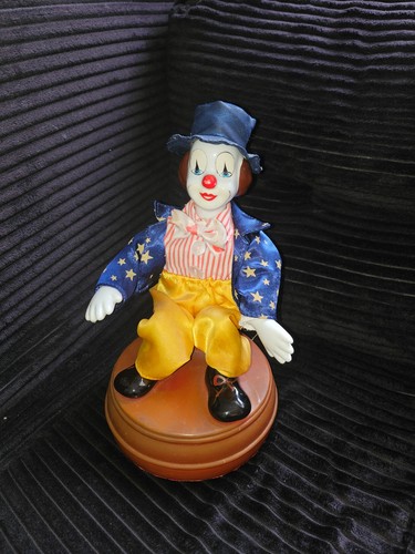 Ancien clown automate musical - ancien,