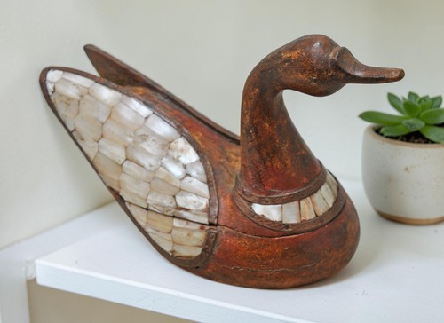 Sculpture décorative canard - sculpture,