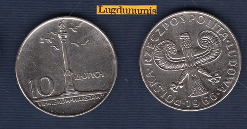 Pologne zlotych 1966 sup - pologne, 10