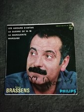Georges Brassens EP Les amours d'antan + 3 (avec  autographe)