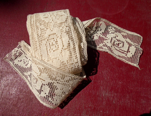 Mètres dentelle ancienne - mètres,