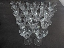 20 verres à porto en cristal