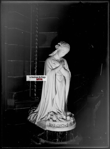 Plaque verre photo - , ancienne