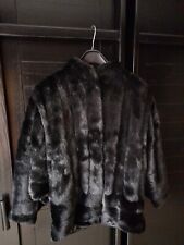 Veste en fausse fourrure noire Taille 38/40