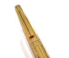 STYLO BILLE DE PRESTIGE S.T DUPONT ELLIPSIS PLAQUE OR NEUF DE STOCK MX391