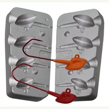 MOULE A PLOMBS JIG SHAD TETE SABOT 20-28-35-42 GRS mou052 Alciumpeche