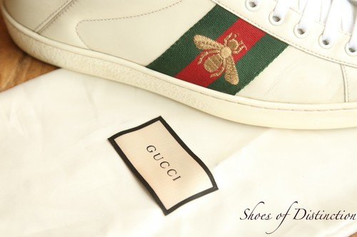 Baskets gucci ace cuir - baskets,
