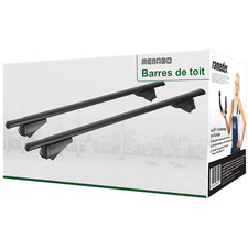 Barres de toit complètes aluminium pour Audi A6 break type 4G/C7 Menabo Tiger