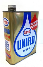 Ancien Bidon d Huile Publicitaire de collection Esso Uniflo Exxon