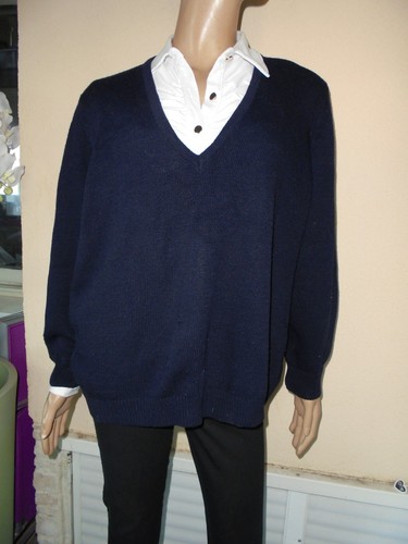 Pull homme bleu marine - ,