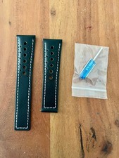 Bracelet compatible Tag heuer NOIR 22 mm neuf carrera monaco neuf racing rallye