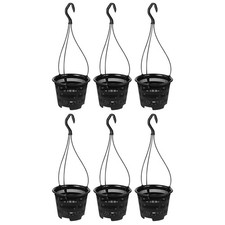  6 Set Poulie De Suspension Pour Plantes Panier Suspendu Jardinière Suspendue À