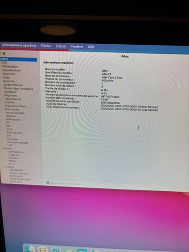 Imac mi 2007 - 7.1, 20"