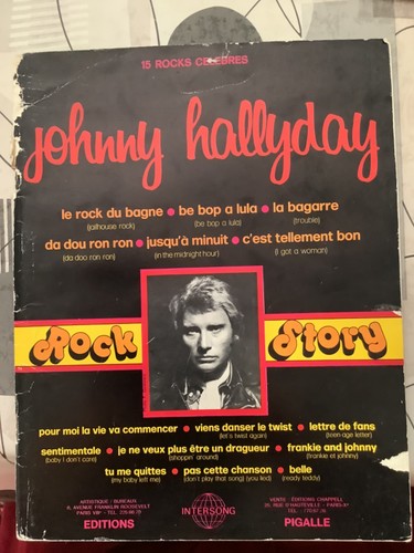 Livret partitions johnny - livret,
