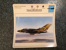 PANAVIA TORNADO ECR  fiche aviation plane lobbycard carte avion 