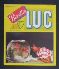 BUVARD BISCOTTES LUC aquarium poisson rouge Chateauroux Blotter Löscher