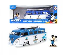 Mickey Mouse & Volkswagen T1 Bus W/ Figurine 1:24 Model Jada Toys