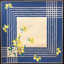 Art déco gouache milieu XXe flore France