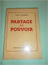 Jean luchaire partage du - luchaire,,,,,