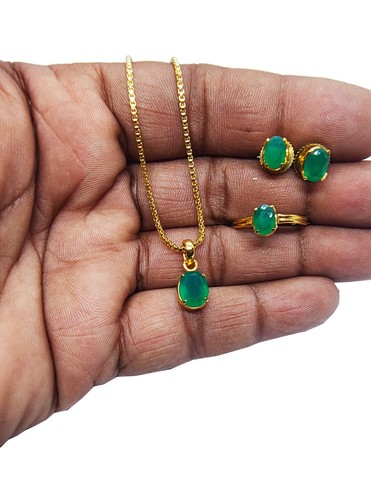 Ensemble bijoux solitaire