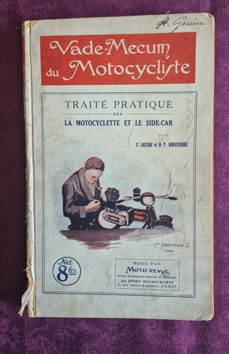 Vade mecum motocycliste - vade-mecum,