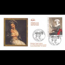 CEF - Tableau autoportrait Elisabeth Vigée-Lebrun - 12/10/2002 Paris