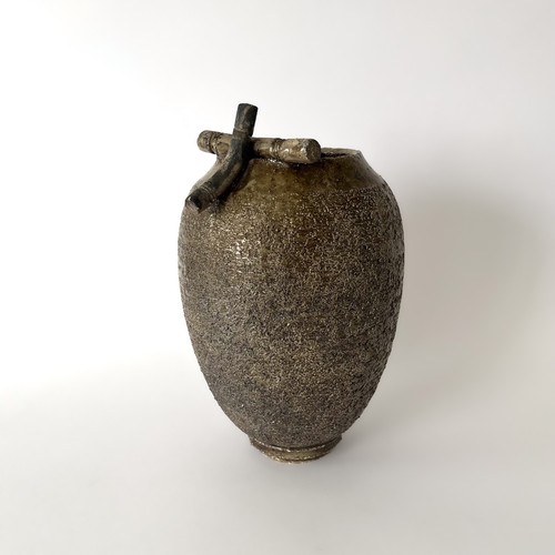 Grand vase raku bruno - grand,