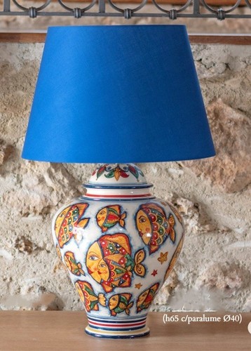Lampe table céramique - lampe,