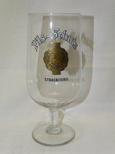 Verre pied ancien - -verre, publicite