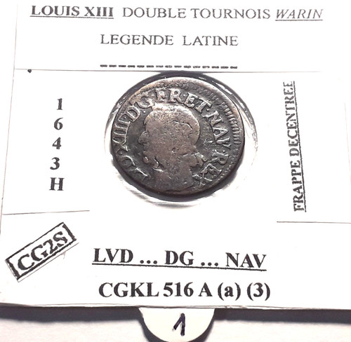 Louis xiii double tournois - louis,