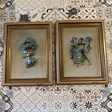 Duo De Cadre En Étain