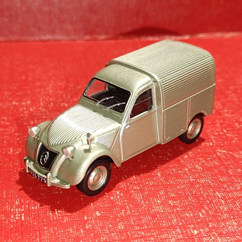 Citroen 2cv fourgonnette grise - citroen,