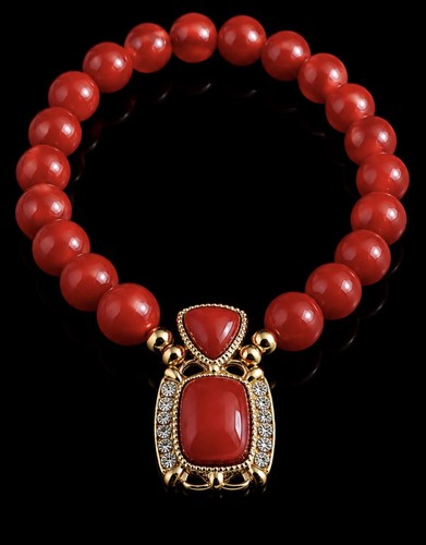 Bracelet égyptien rouge - bracelet,