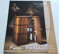 publicité de presse Malle de cabine René Trotel french press ad  2001
