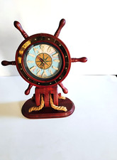 Reveil gouvernail avec noeuds marins fonctionne en bon état