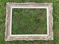 Grand Cadre Ancien en Bois Sculpté Montparnasse Encadrement 78 X 63,5 cm