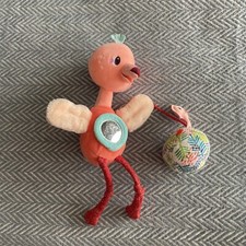 Doudou éveil oiseau flamant